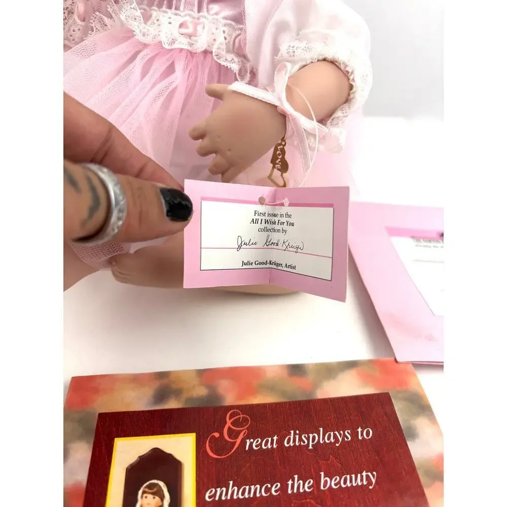 VTG Ashton Drake I Wish You Love Porcelain‎ Baby Doll First Issue
